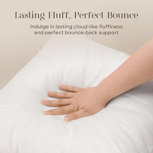 Pillow Inserts, Hypoallergenic 100% Virgin Fiber Square Form Microfiber Throw Pillow Inserts, Couch Bed Pillows 18x18 Inch (Pack of 4)