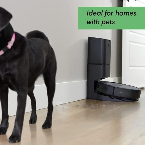 Black and Grey iRobot Roomba i4  EVO (4552) Self Emptying Robot Vacuum (Renewed Premium)