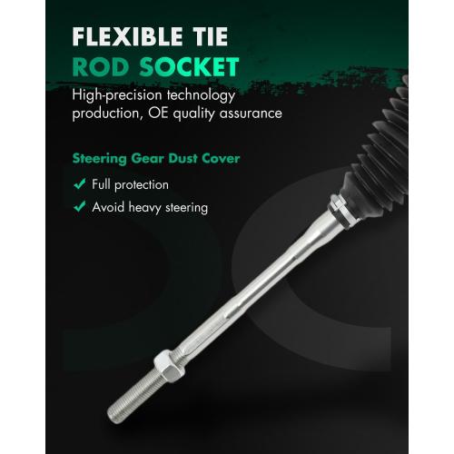 SCITOO Power Steering Rack and Pinion Complete Assembly Replacement For Subaru Forester 2005-2008