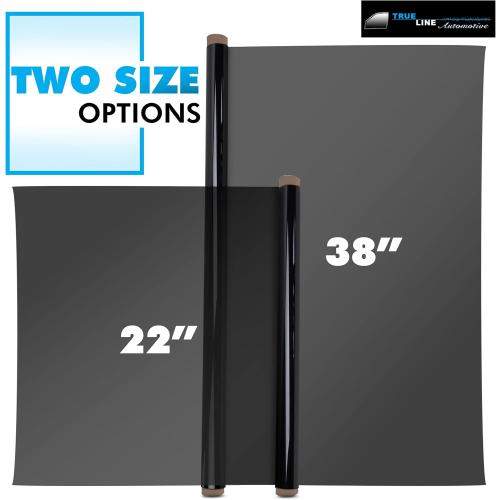 TRUE LINE Automotive 2ply Nano Carbon Window Tint Film for Cars - 50% Tint (38'' W x 10' Long) - Blocks 99% UV Rays & Heat - Privacy Protection - DIY Install