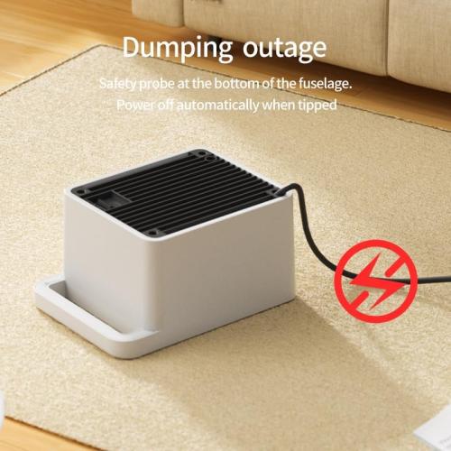 Space Heater, 900W Portable Electric Space Heater, Multiple Safety Quiet Mini Heater, 2 Modes PTC Ceramic Fast Safety Heating Heater for Office Bedroom Home Desktop