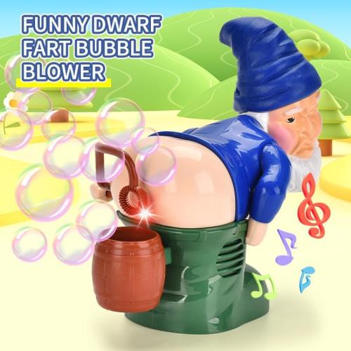 Bubble Blowing Santa,Automatic Bubble Blower Toy with Music & Flashing Lights,Funny Santa Bubble Maker for Indoor & Outdoor Fun for Kids & Adults (Gnomes)