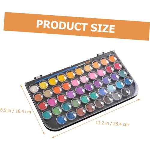 COHEALI Color Portable Watercolor Set Multi-function Gouache Paint Kit for Travel Art and Outdoor Sketching for Beginners and Professionals