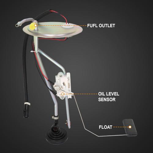 2003-2007 Fuel Pump Assembly Compatible for Ford F250 F350 Super Duty 2003-2007 6.0L V8 Diesel Replace 5C3Z9275BA FG201A FL0270