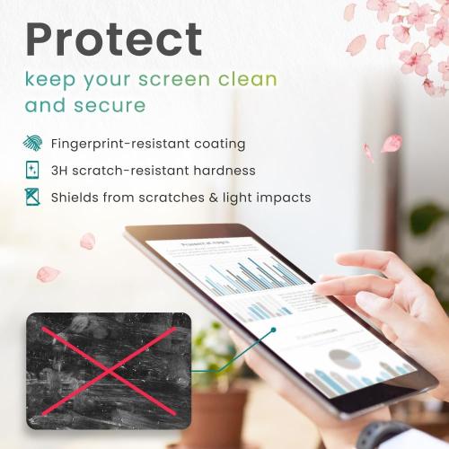 BELLEMOND | 2 Pack Kent Paper Screen Protector for iPad 10.2” (9th/8th/7th Gen) | Smooth Kent Surface PET Film, Reduced Pencil Tip Wear for Sketching & Notes | Designed & Manufactured in Japan