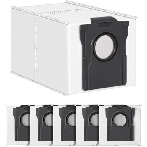 6Pack Vacuum Dust Bags - 3.2L Large Disposable Dust Bag for Dreame X40 Ultra/X30 Ultra/L40 Ultra/L10s Pro Ultra/L10s Ultra Gen2 Vacuum Cleaner Dust Bags Replacement, X40 Ultra Dust Bag, White