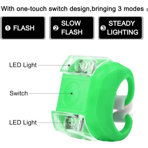 12 Pcs Navigation Lights Kayak Lights for Night LED Boating Lights with 3 Modes Safety Boat Lights and Stern Battery Operated for Boat Pontoon Yacht, Red, Green, White