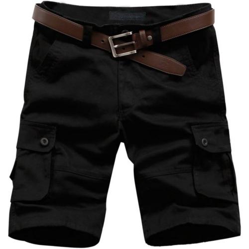 AKARMY Men's Lightweight Cotton Cargo Shorts,Relaxed Fit Casual Multi-Pocket Outdoor Shorts talla 40.
