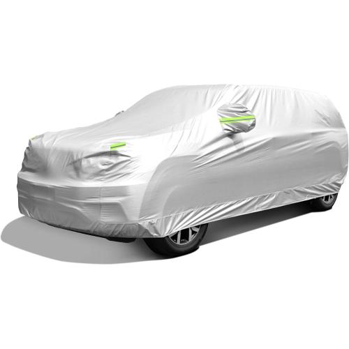 Car Cover, SUV Waterproof Car Covers for Automobiles All Weather | All Season, UV Hail Protection, Snowproof Full Car Cover, Outdoor Full Cover, Universal Fit SUV Up to 190