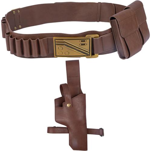 Luke Belt Han Solo Belt Vader Belt Holster with Pouches for SW Cosplay Accessories