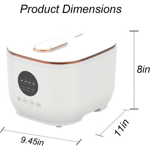 3L Healthy Low Carb Rice Cooker, Low Sugar Digital Steamer,Porridge,Soup,Quick Rice,White Rice,Stainless Steel Filter Basket，5 Cooking Functions,24H Timer & Auto Keep Warm