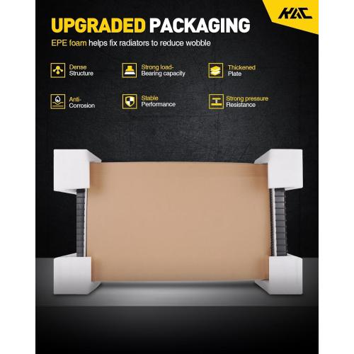 KAC Aluminum Complete Radiators Assembly for Crown Victoria 2006-2011, Town Car 2006-2011, Grand Marquis 2006-2011, Radiators for Cars Radiators Replace OEM#CU2852