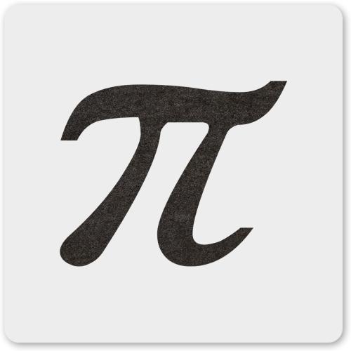 MAGJUCHE Pi Stencil 12 Inches, Reusable Pi Symbol Stencil for Painting DIY Crafts Decor