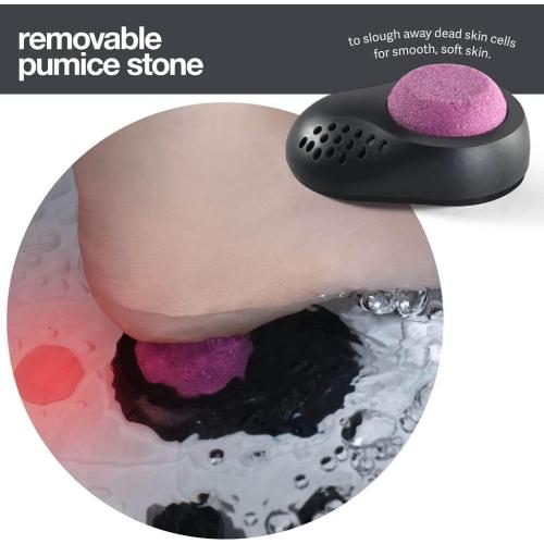 Medical king Foot Spa with Heat and Massage and Jets Includes A Remote Control A Pumice Stone Collapsible Massager with Bubbles and Vibration
