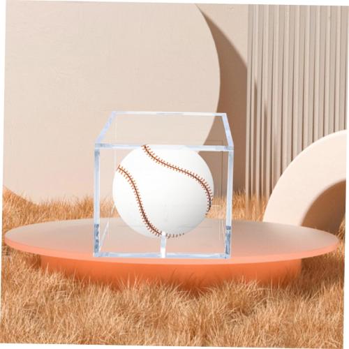 12Pcs Display Boxes for Baseball and Other Sports Balls Reusable Specimen Containers with Elegant Design for Home and Indoor Use for Memorabilia