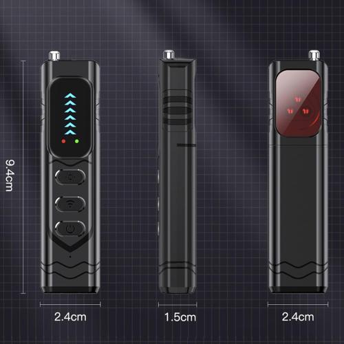 Hidden Camera Detector - Anti-Spy RF Signal Scanner & Lens Finder, 5-Level Sensitivity Portable Bug Detector for GPS Trackers, Ideal for Hotel Travel Home Office