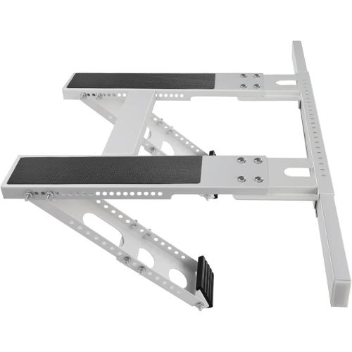 Universal Window Air Conditioner Support Bracket, No Drilling Heavy-Duty AC Window Bracket Supports Up to 200lbs for 5,000-24,000 BTU AC Units, Fits Single or Double Hung Windows