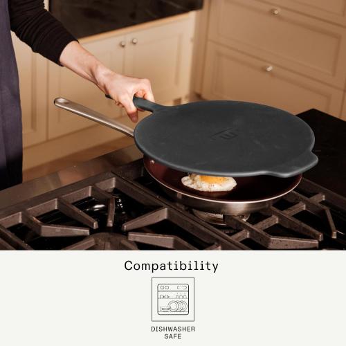 Made In Cookware | Frying Pan Silicone Universal Lid | 9 in 1 Design Fits Multiple Pans | Oven Safe 400F | Graphite