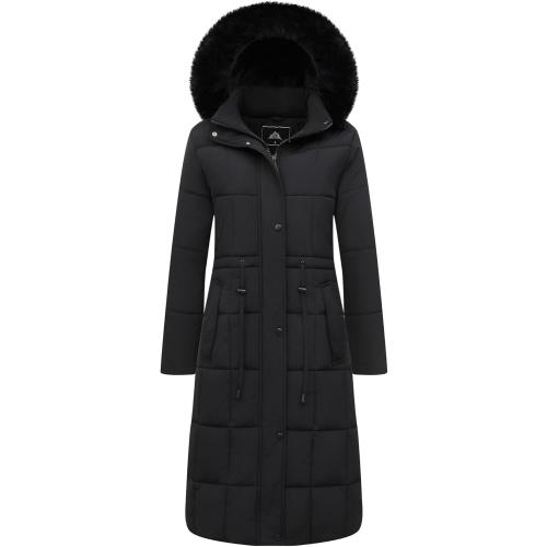 GOLDLADIES Women's Winter Coat Long Waterproof Parka - Warm Snow Winter Jacket for Women, Cold Weather Outerwear XXL