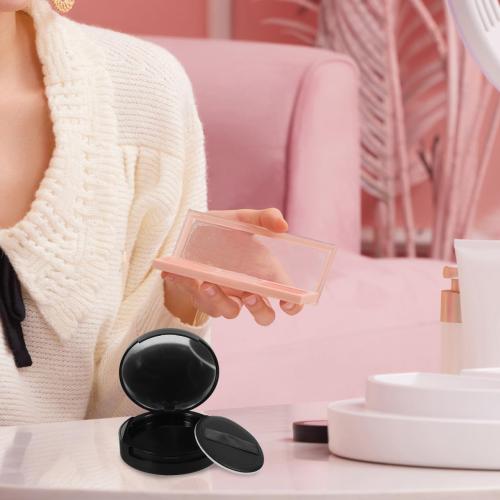 BESTOYARD Hidden Makeup Powder Puff Diversion Case – Realistic Powder Puff Disguise for Cash, Jewelry & Pills – Waterproof PP Storage Box (2.87 x 2.87 x 0.7) for Home, Office, Travel & Daily