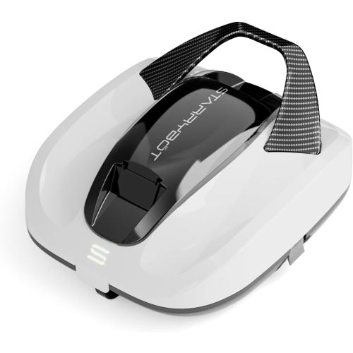 Cordless Robotic Pool Cleaner, Portable Swimming Robotic Pool Vacuum Self-Parking Technology, Ideal for Above-Ground Pools