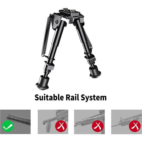 6-9 Inches Bipod with Adapter for M-Rail