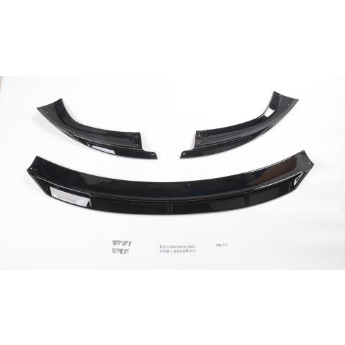 Front Bumper Lip Front Splitter Spoiler Front Wing Fit for 2024-2025 Tesla Model 3 Highland Facelift Accessories (Glossy Black)