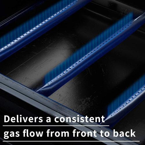 SHINESTAR 7507 Burner Tube Set for Weber Genesis Silver A, Spirit E-210, Spirit 200 Series Gas Grill (Side Control), Durable Stainless Steel, 27-Inch Long, Part #10404