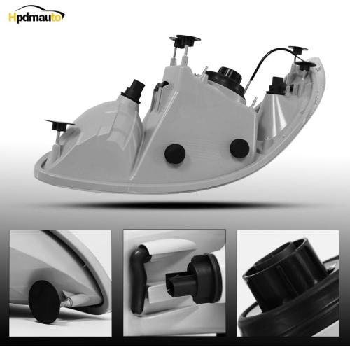 Headlights for Peterbilt 387 325 330 335 337 340 348 382 384 386 Truck High and Low Beam Bulb Left Driver Side Headlamp