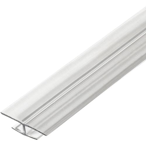 Outwater Plastic H Channel Fits Material 1/8 Inch Thick Clear Butyrate Divider Moulding 36 Inch Length (Pack of 4)