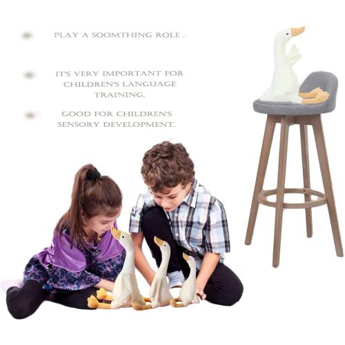 Size  19.7 Goose Stuffed Animal Plush Toy,White Swan Stuffed Animal Toy Gifts for Kids