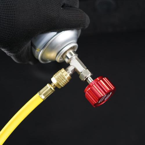 Lichamp R134a Can Tap, Automotive Self Sealing and Puncture AC Freon Can Tap 134a Adapter Fittings, TA02