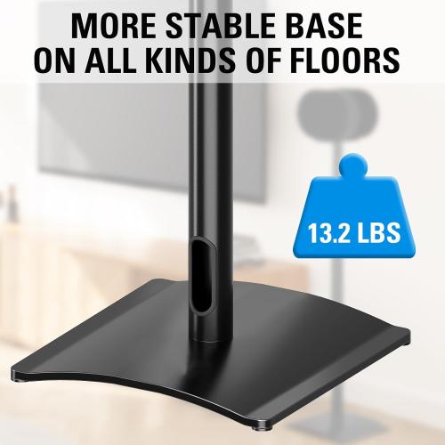 Mounting Dream Speaker Stands for Sonos Era 300, Height Adjustable Up to 42.4'', Set of 2 Surround Sound Speaker Stand with Cable Management for Sonos Era 300 Wireless Speaker,13.2 LBS Loading MD5416
