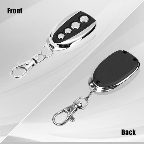 5-Pack 433MHz Garage Door Remote Control - Auto Sliding/Gate Opener & Closer, Electric Cloning Replacement for Rolling Driveway Gates - Compatible with Most Fixed Code Openers