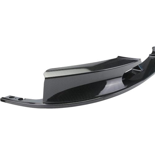 Front Bumper Lip Splitter for 2012-2018 BMW F30 F35 Base 3 Series,(M-Tech/M-Sport Bumper Only),Carbon Fiber Front Bumper Lip Spoiler Body Kit Splitter