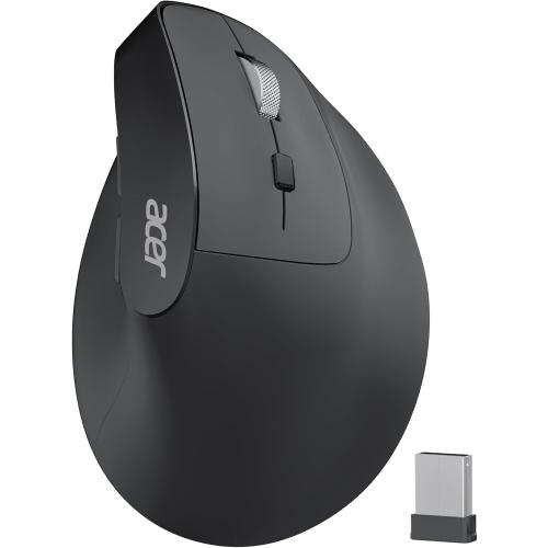 acer Ergonomic Mouse Wireless, Adjustable DPI Vertical Mouse 1000/1200/1600 with 6 Buttons, Rechargeable Ergo Mice with 2.4GHz USB Receiver for Computer, Laptop, PC, iMac and Desktop