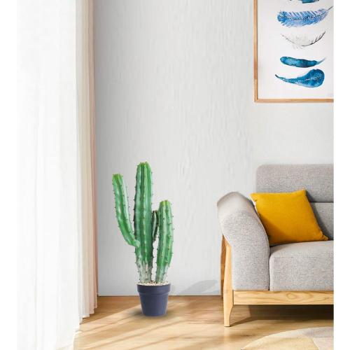 Size 25 Artificial Cactus Fake Big Cactus 25 Inch Faux Cacti Plants for Home Garden Office Store Decoration