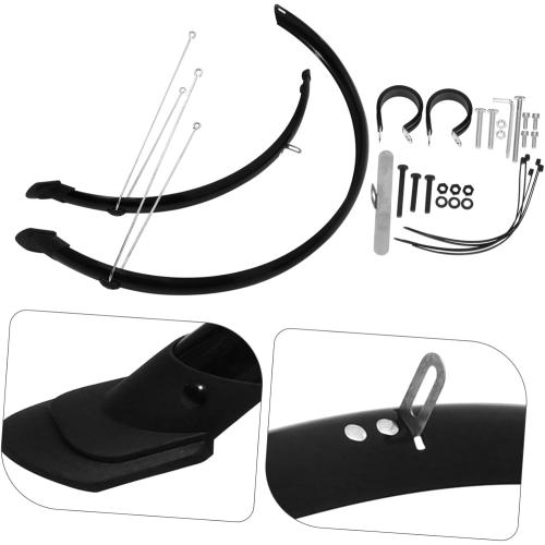 1set Mountain Bike Mudguard Cycling Rear Mudguards for Full Coverage Easy to Install and Clean for Off- and Daily Rides