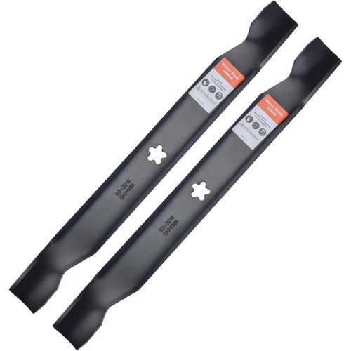 Black 42 Inch Mower Blades for Craftsman LT1000 LT2000 T110 YT3000 138971 532138971 Poulan Pro 42 Deck Riding Mower Lawn Tractor PP19A42 Husqvarna YTH18542 (5 Point Star)