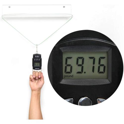 NIUBEE 36-Inch Acrylic Floating Bookshelves for Kids, 2-Pack, Extra-Large Wall Shelves for Expanding Book Collections and Family Spaces