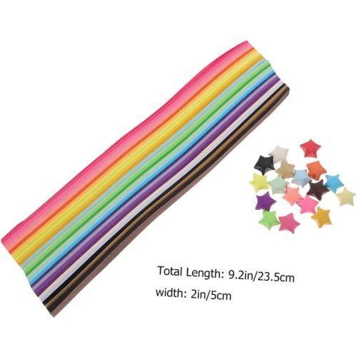 2160pcs Origami Paper Strips for Craft Projects for Boys and Girls Adults for Star Folding Fun Paper Craft Accessories for Decor