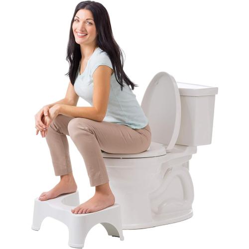 Squatty Potty The Original Bathroom Toilet Stool, 7 Inch height, White