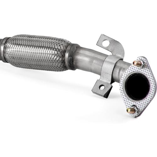 HE01F Flex Exhaust Pipe Direct Fit for 2000-2006 Hyundai Elantra 2.0L | Flex Exhaust Pipe, New Stainless Steel Replacement, California Emissions Compliant, Easy Install Matches OE#28610-2D390