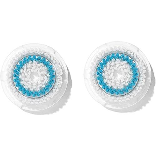 Brush Head Replacements Compatible with Clarisonic Mia 1, Mia 2, Mia Fit, Alpha Fit, Smart Profile Uplift and Alpha Fit, Deep Pore Facial 2 Pack(Deep Pore)