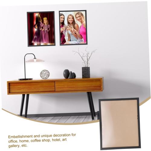 MAGICLULU Wall Mounting Photo Frame Picture Frame for Home Decor Easy to Install Photo Holder for Bedroom Living Room Dining Room for Family