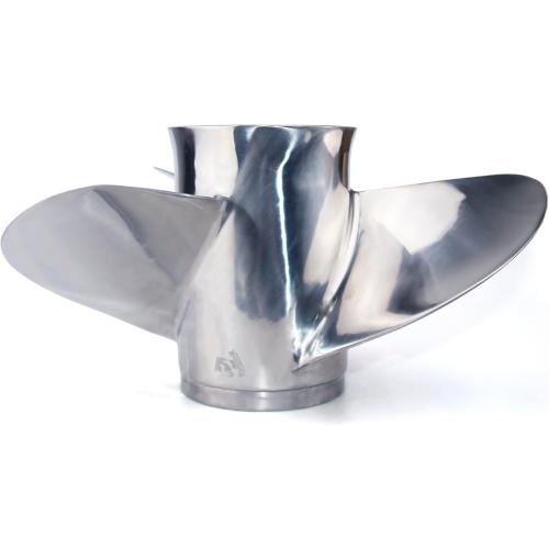 CAPTAIN Stainless Steel 13 1/4X17 Propeller for Mercury Outboard, 13 1/4 Diameter x 17 Pitch, 15 Spline Tooth Boat Motor Prop, RH Propellers for 40 50 70 Force 75 80 90 100 115 125 140 HP