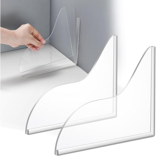 UIOCSSC Shower Splash Guard, 2 Pack Bathtub Shower Water Splash Guards Silicone Bathtub Splash Guard Self-Adhesive Waterproof Shower Guards to Keep Water in Shower