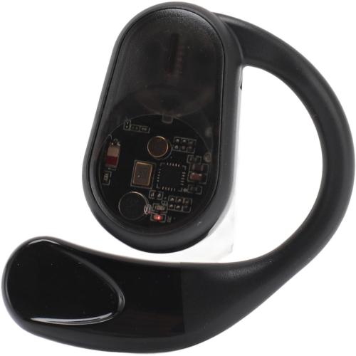 3D Arc Transparent Cover Bluetooth Headsets with Ear Hooks Wireless Earphones for Sports Running Stable Connection Comfortable Wear Full Design for Fitness Lovers