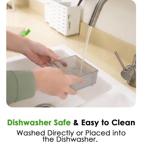 Tofu Press Dishwasher Safe - Easily Removes Water in 10-20 Minutes, Up to 3X More Efficient Tofu Pressing, BPA Free with Drip Tray - Enhanced Tofu Taste, Includes Tofu Cookbook