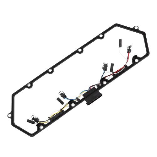 7.3L Valve Cover Gasket Set with Injector Glow Plug Harness | Compatible with 98-03 7.3 Diesel F81Z-6584-AA F81Z-9D930-AB Replacement